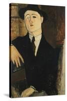 Paul Guillaume Seated-Amedeo Modigliani-Stretched Canvas