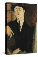 Paul Guillaume Seated-Amedeo Modigliani-Stretched Canvas