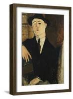 Paul Guillaume Seated-Amedeo Modigliani-Framed Giclee Print