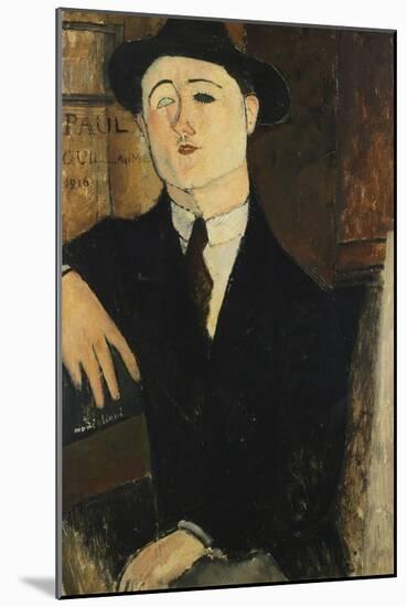 Paul Guillaume Seated-Amedeo Modigliani-Mounted Giclee Print