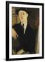 Paul Guillaume Seated-Amedeo Modigliani-Framed Giclee Print