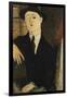 Paul Guillaume Seated-Amedeo Modigliani-Framed Giclee Print