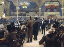 At the Music Hall in the Cirkus Bygningen, Jernbaneegade, Copenhagen, 1891-Paul Gustav Fischer-Giclee Print