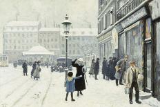 Flower Market at Hojbro Plads-Paul Gustav Fischer-Giclee Print