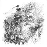 'The 'Royal Sovereigns' Stuck To Their Guns, and Fought Them Like Fiends', 1902-Paul Hardy-Giclee Print