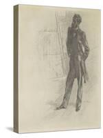 Paul Helleu en pied-Giovanni Boldini-Stretched Canvas