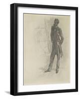 Paul Helleu en pied-Giovanni Boldini-Framed Giclee Print