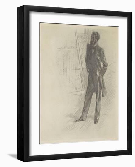 Paul Helleu en pied-Giovanni Boldini-Framed Giclee Print