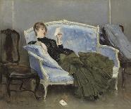 Femme assise, accoude a une table, 1889 R. F.38811.-Paul Helleu-Giclee Print