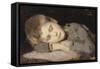 Paul Henner endormi-Jean Jacques Henner-Framed Stretched Canvas