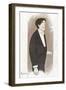 Paul Hervieu - portrait-Leonetto Cappiello-Framed Giclee Print