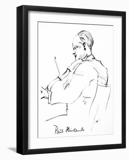 Paul Hindemith (1895-1963)-Hilda Wiener-Framed Giclee Print
