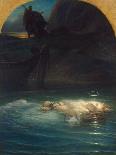 Christian Martyr Drowned in the Tiber During the Reign of Diocletian, 1853-Paul Hippolyte Delaroche-Giclee Print