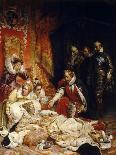 The Death of Elizabeth I, Queen of England-Paul Hippolyte Delaroche-Giclee Print