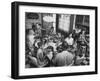 Paul Horsch and His Family During their Sunday Dinner-null-Framed Premium Photographic Print