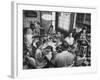 Paul Horsch and His Family During their Sunday Dinner-null-Framed Photographic Print