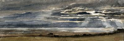 Soleil couchant, soir d''orage-Paul Huet-Framed Giclee Print