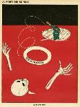 WW1 Cartoon, Drowning-Paul Iribe-Art Print