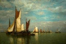 Ships Lying Off Flushing, 1869-Paul Jean Clays-Mounted Giclee Print