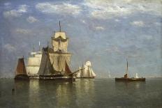 Ships Lying Off Flushing, 1869-Paul Jean Clays-Mounted Giclee Print