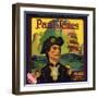 Paul Jones Brand - Frances, California - Citrus Crate Label-Lantern Press-Framed Art Print