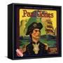 Paul Jones Brand - Frances, California - Citrus Crate Label-Lantern Press-Framed Stretched Canvas
