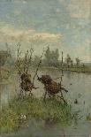 A Windmill on a Polder Waterway, Known as in the Month of July, c.1889-Paul Joseph Constantin Gabriel-Giclee Print