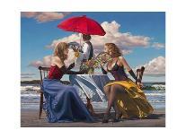 On Crescent Beach-Paul Kelley-Stretched Canvas