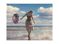 On Crescent Beach-Paul Kelley-Stretched Canvas