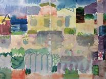Landscape with Flags or Houses with Flags, 1915-Paul Klee-Giclee Print