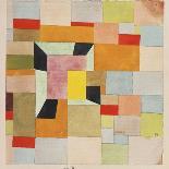 The Abandoned House; Brennendes Haus-Paul Klee-Giclee Print