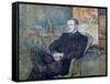 Paul Leclercq (1872-1956) 1897-Henri de Toulouse-Lautrec-Framed Stretched Canvas