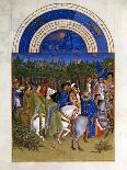 April, 1412-1416-Paul Limbourg-Framed Stretched Canvas