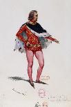Costume Sketch-Paul Lormier-Mounted Giclee Print