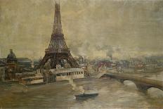 The Construction of the Eiffel Tower, January 1889-Paul Louis Delance-Giclee Print