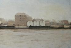 Factories Bordering the River-Paul Maitland-Giclee Print