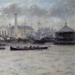 Factories Bordering the River-Paul Maitland-Giclee Print
