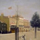 Kensington Gardens with Chairs and Figures-Paul Maitland-Framed Stretched Canvas