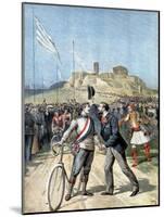 Paul Masson, Winner of a Cycling Event at the Olympic Games, Athens, 1896-null-Mounted Giclee Print