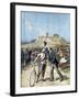 Paul Masson, Winner of a Cycling Event at the Olympic Games, Athens, 1896-null-Framed Giclee Print