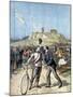Paul Masson, Winner of a Cycling Event at the Olympic Games, Athens, 1896-null-Mounted Giclee Print