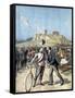 Paul Masson, Winner of a Cycling Event at the Olympic Games, Athens, 1896-null-Framed Stretched Canvas