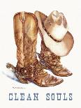 Her Cowboy Boots-Paul Mathenia-Art Print