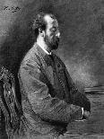 Portrait of Ernest Duez (1843-96) 1876-Paul Mathey-Giclee Print