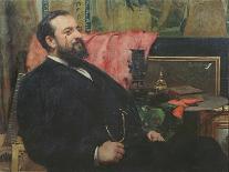 Portrait of Ernest Duez (1843-96) 1876-Paul Mathey-Giclee Print