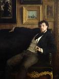 Portrait of Ernest Duez (1843-96) 1876-Paul Mathey-Giclee Print