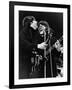 Paul Mccartney and George Harrison on Stage-Associated Newspapers-Framed Photo