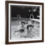 Paul McCartney, George Harrison, John Lennon and Ringo Starr Taking a Dip in a Swimming Pool-John Loengard-Framed Premium Photographic Print