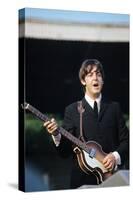 Paul Mccartney Playing Bass and Singing-null-Stretched Canvas