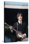 Paul Mccartney Playing Bass and Singing-null-Stretched Canvas